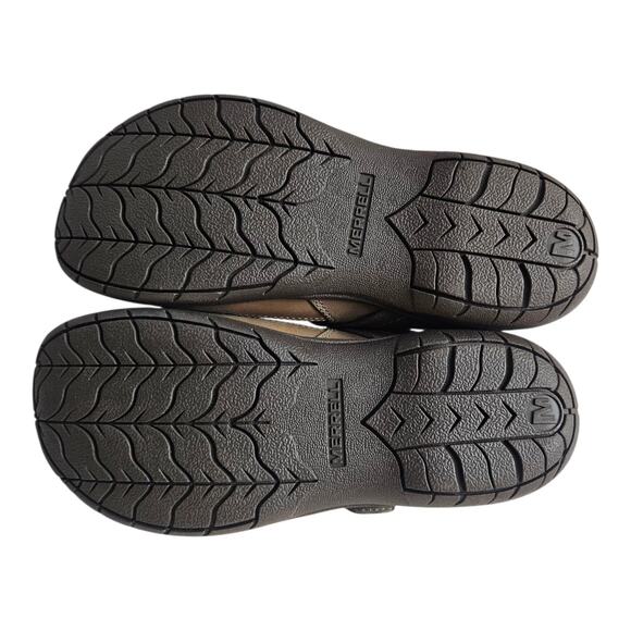 MERRELL Women's 5 M Encore Kassie Brindle Mules Shoes Leather Slip On Buckle NEW - Picture 10 of 10